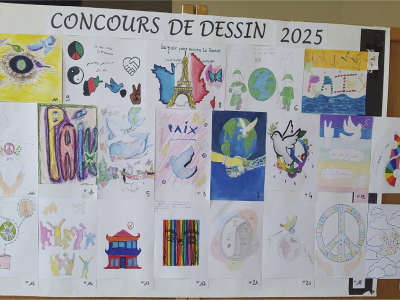 Concours de dessin 2025: Les couleurs de la Paix