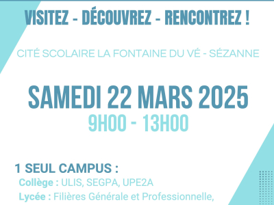 Journée Portes Ouvertes 2025